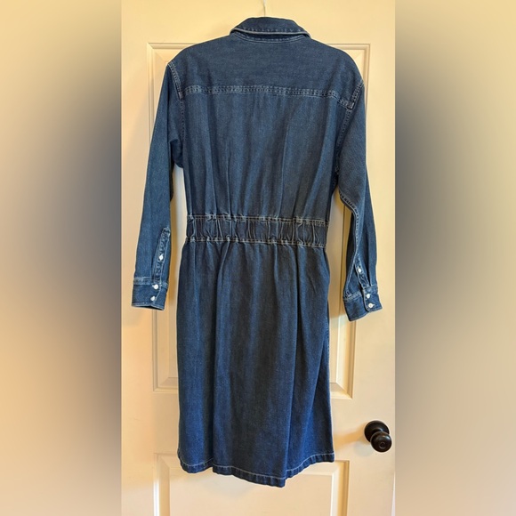 JCrew Denim Utility Dress, size 8, NWT - Picture 7 of 8